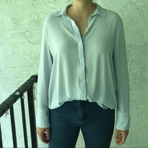 Light blue blouse